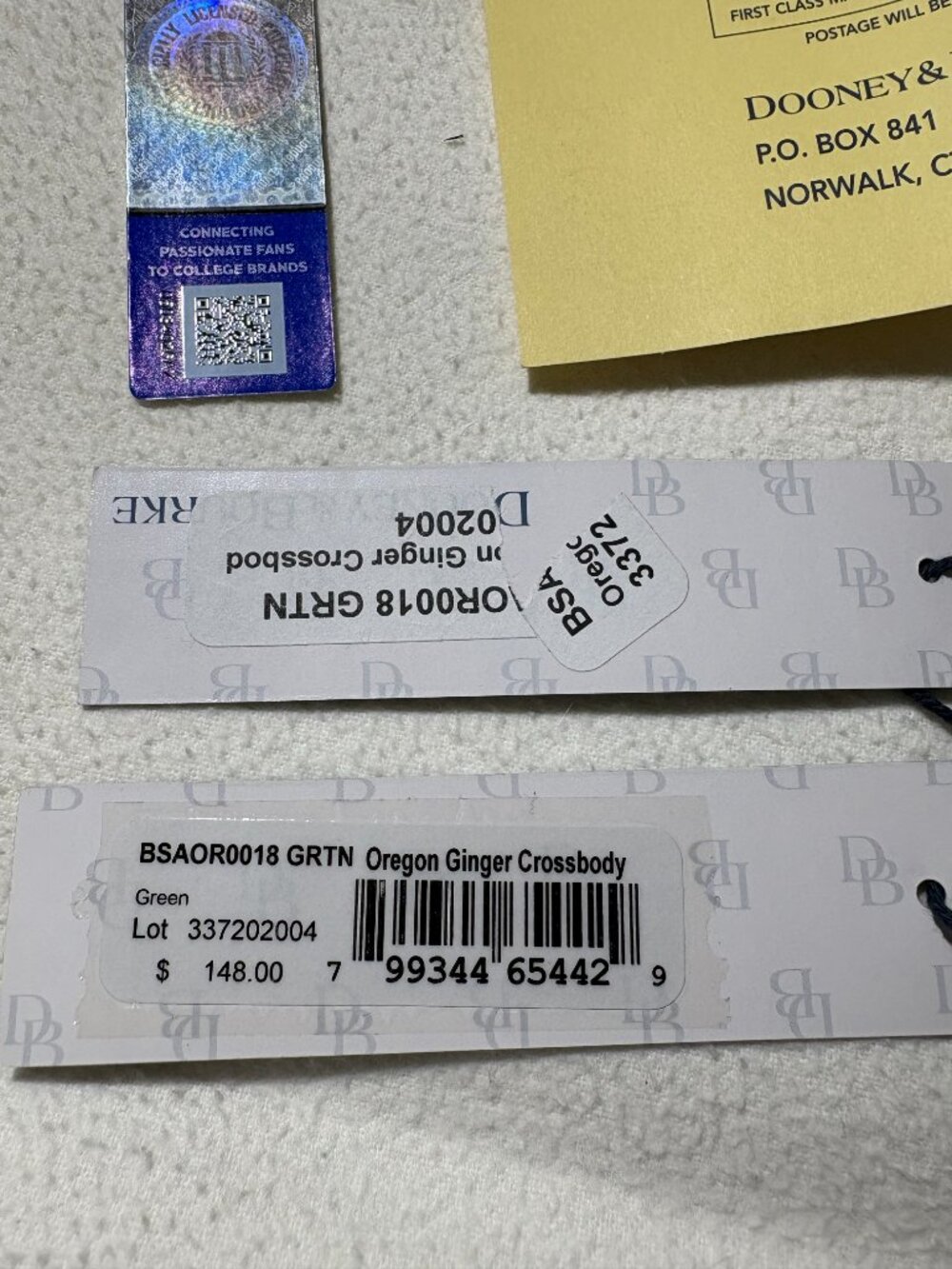 Dooney & Bourke Crossbody: University of Oregon - Go Ducks! - Picture 4 of 9